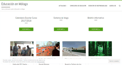 Desktop Screenshot of educacionenmalaga.es